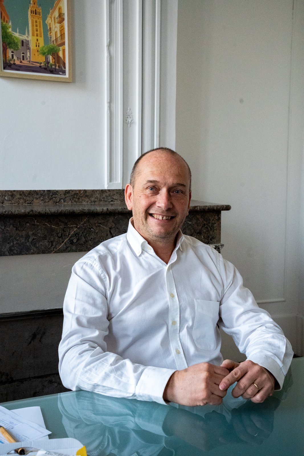 Jean-Christophe Liaigre dans son bureau